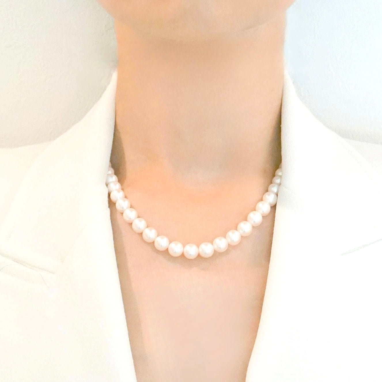 8-8.5mmパールネックレス