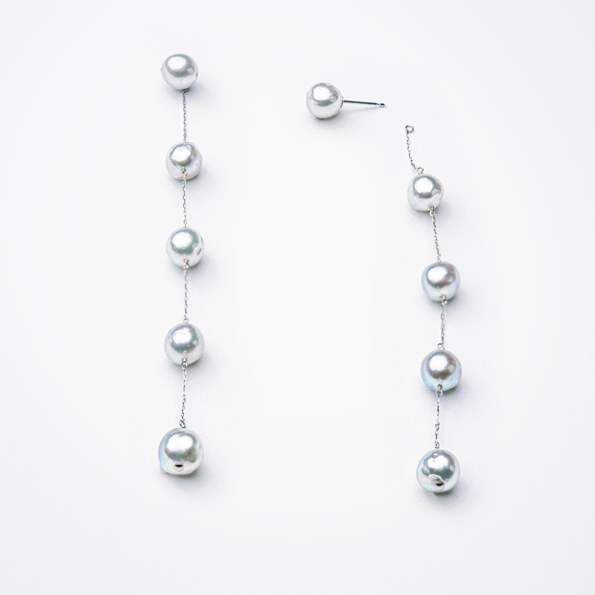 雫ロングピアス – byme pearl