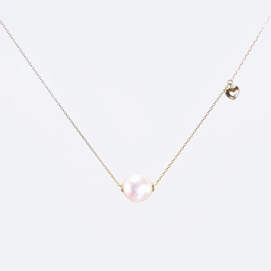 Pearl & Heart Necklace